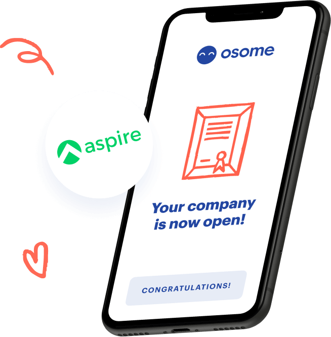 Osome and️ Aspire Register a Singapore company and open a business account