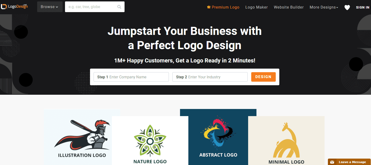 LogoDesign.Net-home-page