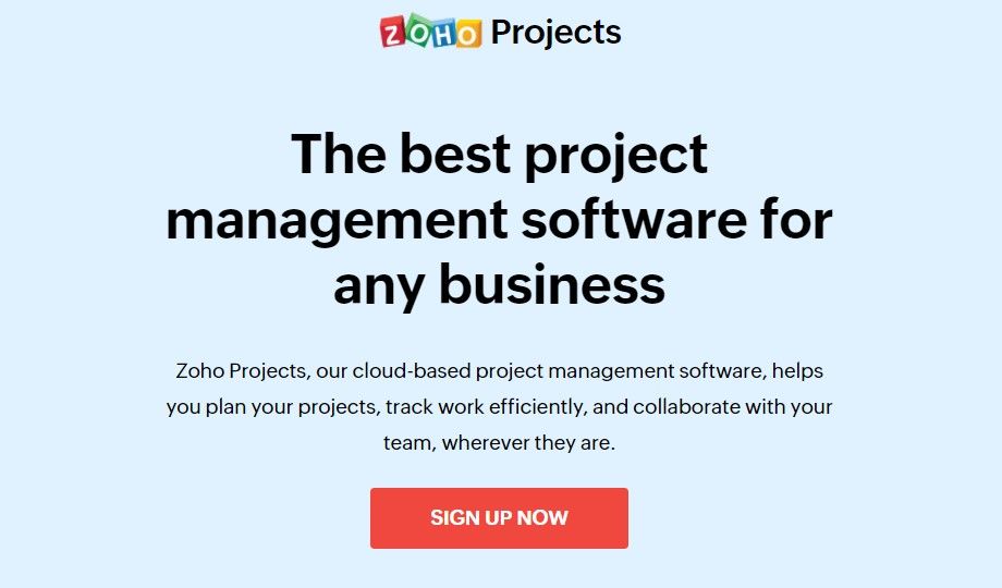 Zoho Projects