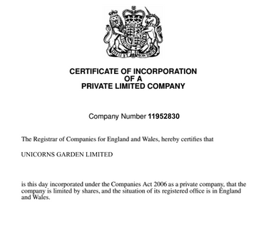 crn on your incorporation certificate