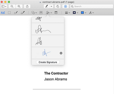 a vector electronic signature is valid under Singapore law