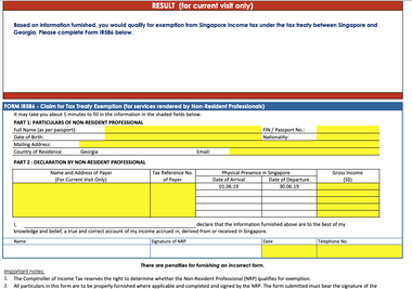 Tax treaty calculator helps you