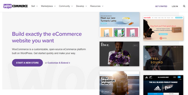 Screenshot of Woocommerce UK