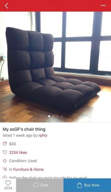 Carousell EXGF chair
