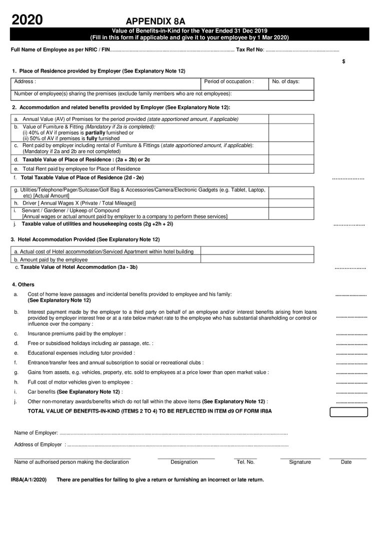 What Is IR8A and Who Submits It: an Employer’s Guide