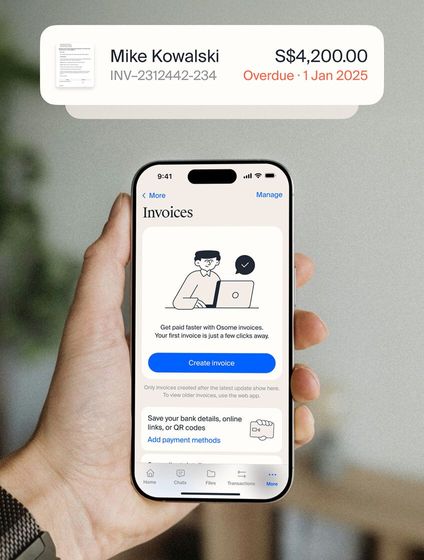 Connected online invoicing