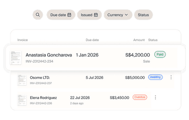 Smart invoices