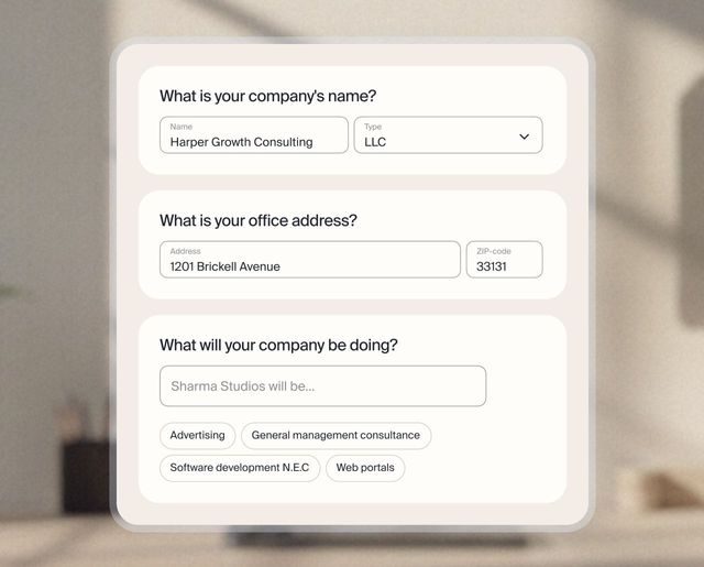 Submit practice & ownership details
