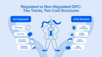 Regulated vs Non-Regulated DIFC: Two Tracks, Two Cost Structures