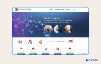 3E Accounting website homepage