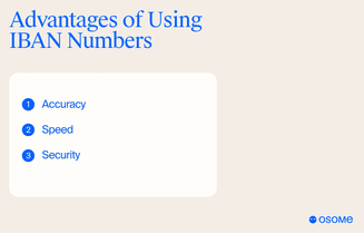 Benefits of using IBAN numbers