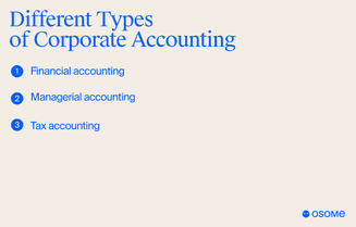 Types of corporate accounting