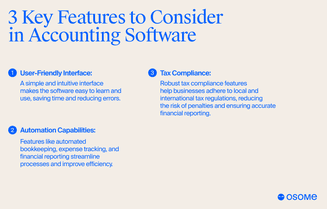 Key features to look for in accounting software