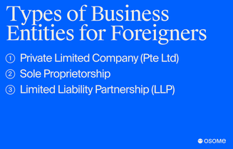 Types of business entities for foreigners
