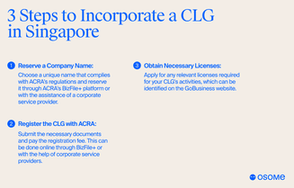 Step-by-step guide to incorporate a CLG in Singapore