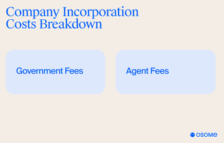 Breakdown of initial incorporation costs