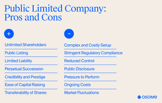 Benefits and drawbacks of a public limited company