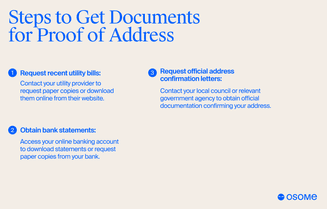 How to obtain documents as your proof of address?