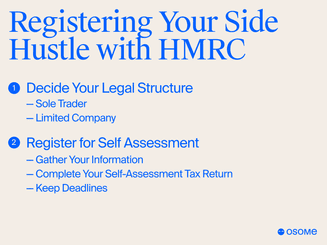 Registering your side hustle with HMRC