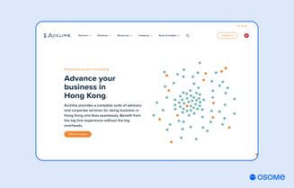Acclime homepage