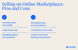 Pros and cons of selling on online marketplaces