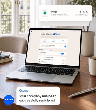 <i>AI + human platform for</i> incorporation, accounting, and CorpSec