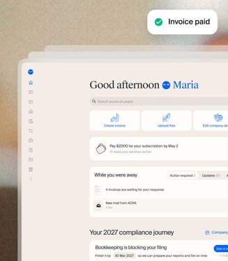 The <i>AI company management</i> platform for
global founders