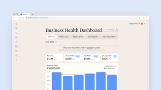 Screen showing how you can upload your documents in Reports