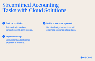 Common accounting tasks simplified by cloud solutions