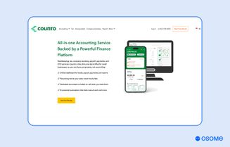 Counto homepage