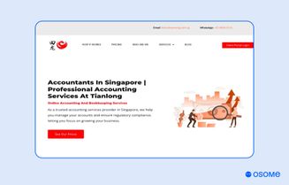 Tianlong Services homepage