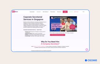 HeySara homepage