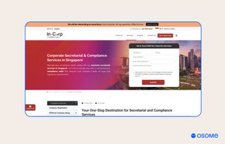 InCorp homepage