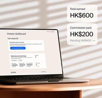 Dedicated partner dashboard