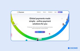 Payoneer homepage