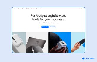 Square homepage